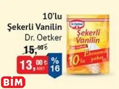 Dr. Oetker 10’Lu Şekerli Vanilin