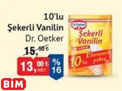 Dr. Oetker 10’lu Şekerli Vanilin Dr. Oetker 10’lu Şekerli Vanilin
