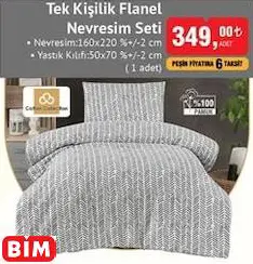 Tek Kişilik Flanel Nevresim Seti