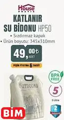 KATLANIR SU BİDONU HP50 KATLANIR SU BİDONU HP50