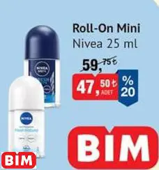 Nivea Roll-On Mini Deodorant