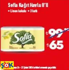 Sofia Kağıt Havlu 8'Li