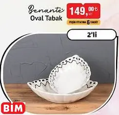 Benante Oval Tabak Benante Oval Tabak