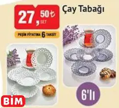 Çay Tabağı Çay Tabağı