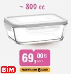 Lav Saklama Kabı ~ 800 cc Lav Saklama Kabı ~ 800 cc