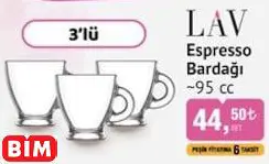 Lav Espresso Bardağı ~95 cc Lav Espresso Bardağı ~95 cc