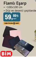 Ören Bayan Flamlı Eşarp Ören Bayan Flamlı Eşarp