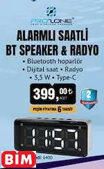 ALARMLI SAATLİ BT SPEAKER bluetooth hoparlör & RADYO ALARMLI SAATLİ BT SPEAKER bluetooth hoparlör & RADYO
