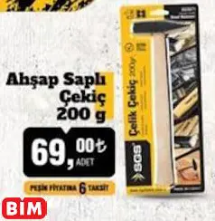 SGS Ahşap Saplı Çekiç 200 G