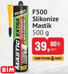 SGS F500 Silikonize Mastik 500 g SGS F500 Silikonize Mastik 500 g