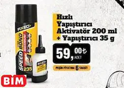SGS Hızlı Yapıştırıcı Aktivatör 200 ml + Yapıştırıcı 35 g SGS Hızlı Yapıştırıcı Aktivatör 200 ml + Yapıştırıcı 35 g