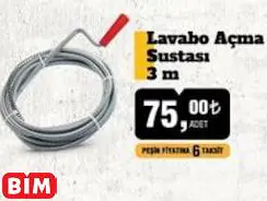 SGS Lavabo Açma Sustası 3 m SGS Lavabo Açma Sustası 3 m