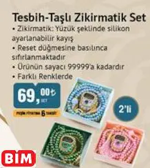 Tesbih-Taşlı Zikirmatik Set Tesbih-Taşlı Zikirmatik Set
