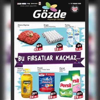Gozde Market 01 Temmuz 2020 15 Temmuz 2020 Indirim Katalogu